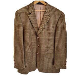 Lauren Ralph Lauren Men's Brown Tweed Sport Coat 41R Wool American Heritage EUC
